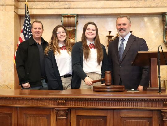 Breland, Gainey serve as pages