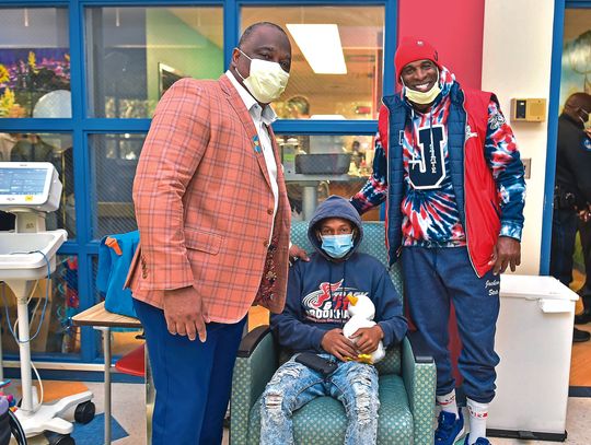 'Coach Prime,’ My Special Aflac Ducks surprise patients at Children’s of Mississippi