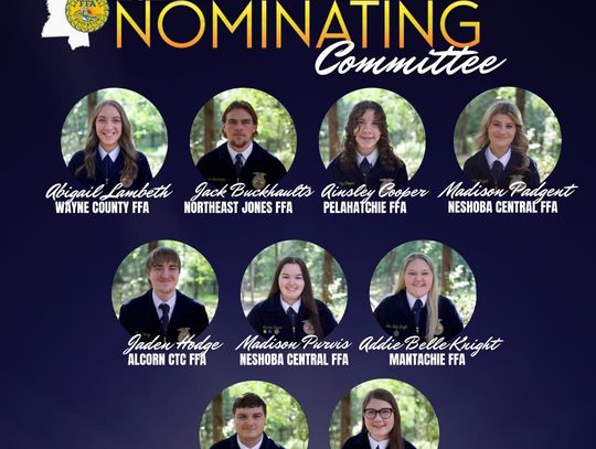 Cooper named to Mississippi FFA 2024 nominating committee