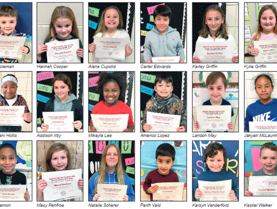 December Character Trait Students at Pelahatchie Elementary