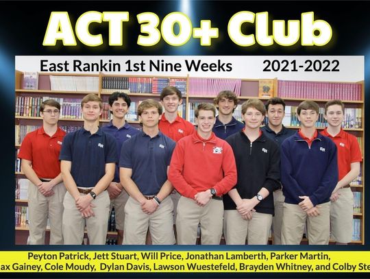 East Rankin Academy adds to ACT 30+ Club