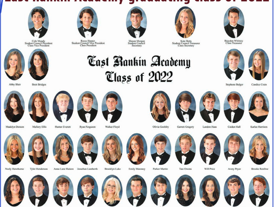 East Rankin Academy graduating class of 2022