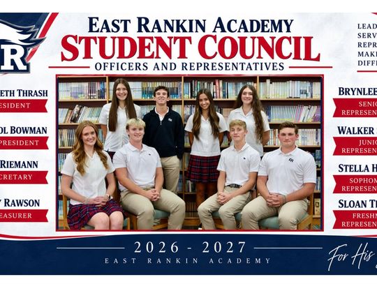 East Rankin Academy names student council officers, class representatives