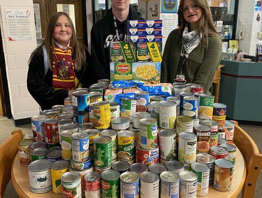 Food items collected for ERCO