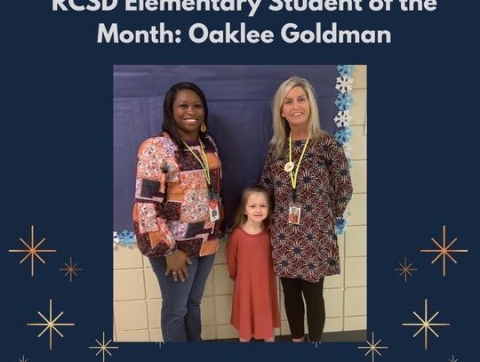 Goldman named RCSD Student of the Month