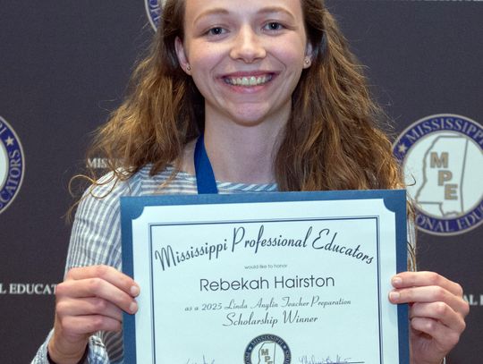 Hairston awarded MPE scholarship