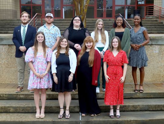 HCC Pelahatchie students inducted into PTK and selected as officers