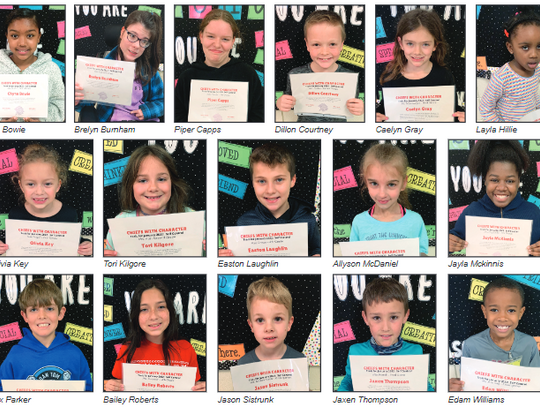 January Character Trait Students at Pelahatchie Elementary