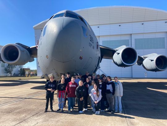 JROTC trip to Air Guard base