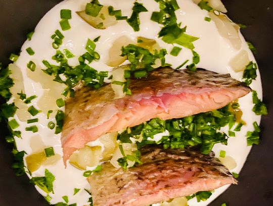 Cataloochee Ranch Trout Dip, a creation of Sous Chef Jeff Bankes at the property’s amazing Switchback restaurant in Maggie Valley, NC, is hands down, the most delicious dip I’ve ever tasted. Drop me an email and I’ll send you the recipe.