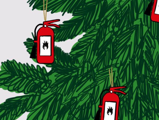 KEEP TREES WELL-WATERED TO AVOID FIRE THIS CHRISTMAS