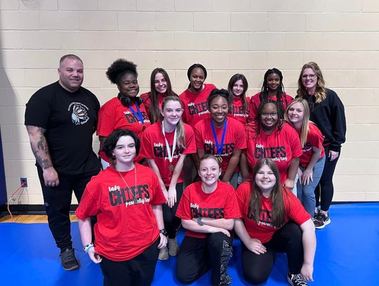 Lady Chiefs Powerlifting Team compete at Velma Jackson