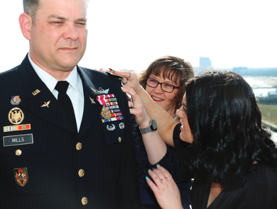 Lt. Col. James "Ashley" Mills promoted to Colonel