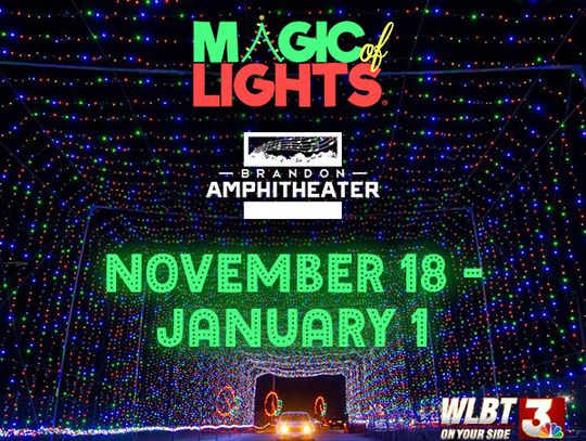 MAGIC OF LIGHTS ILLUMINATES BRANDON AMPHITHEATER THIS HOLIDAY SEASON