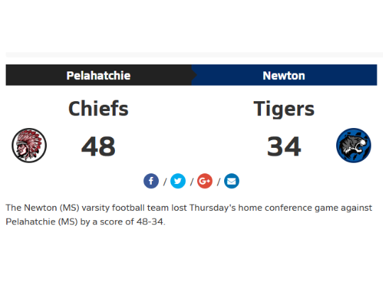 Newton Falls to Pelahatchie as Chiefs Extend Winning Streak