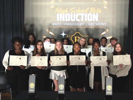 Pelahatchie High School inducts Senior Beta Club members