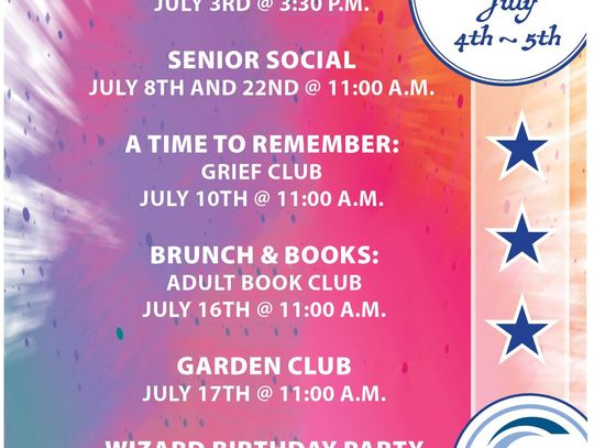 Pelahatchie Library Announces Exciting Lineup of July Events