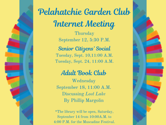 Pelahatchie Library August Events