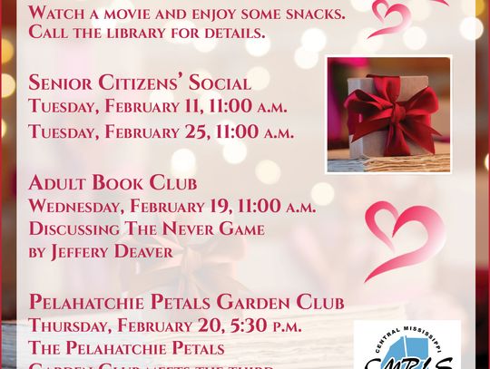 Pelahatchie Library February Events