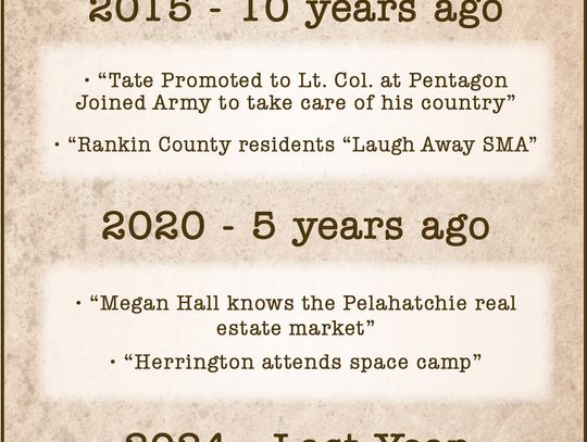 Pelahatchie News Network's Past Headlines