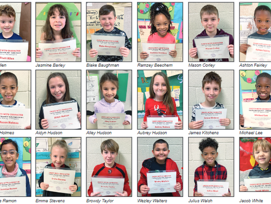 PES names November Character Trait Students