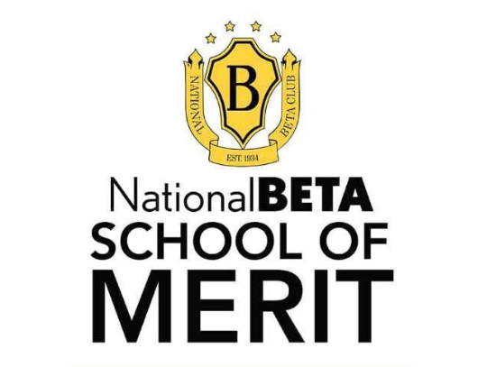 PHS BETA Club receives National  Beta School of Merit Award