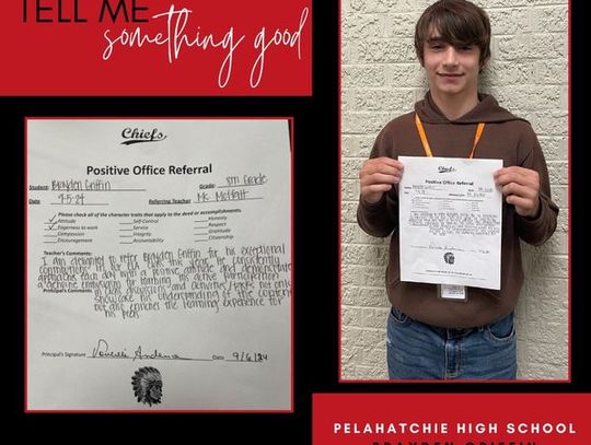 PHS student positive office referrals