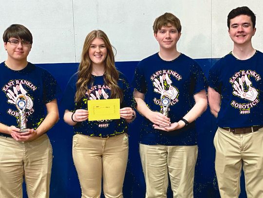 Robotics Team at East Rankin Academy wins Innovate Award