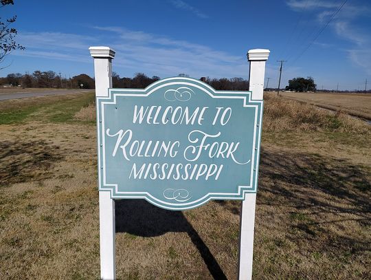 Rolling Fork Welcome Sign