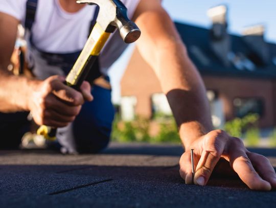 tools sitting on rooftop