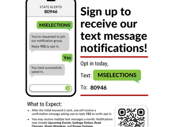 Secretary Michael Watson Launches New Elections Resource "TextMyGov"
