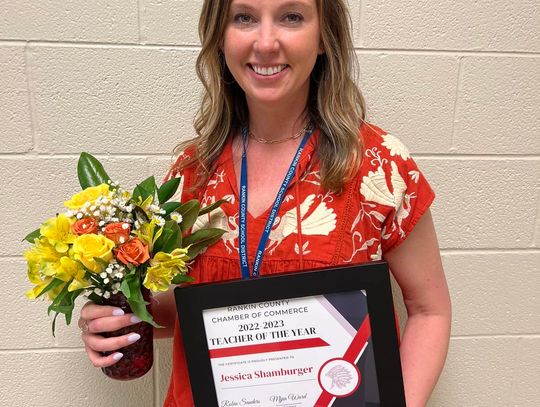 Shamburger named Rankin Chamber Teacher of the Year