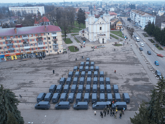 The MK Foundation has provided Ukrainian border guards with 50 vehicles