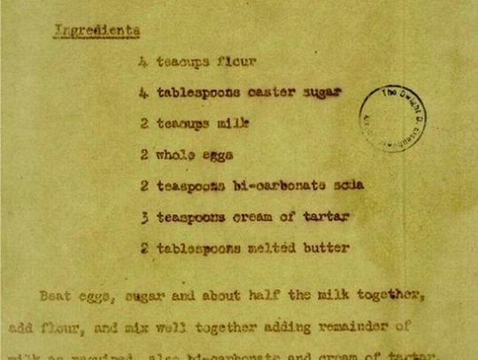 The queen’s long good-bye spawned a long-lost pancake recipe