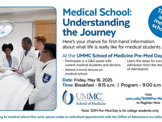 UMMC Invites Aspiring Physicians to Pre-Med Day
