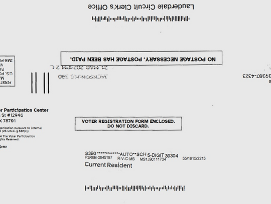 Voter Registration Mailers from Third Parties Alert