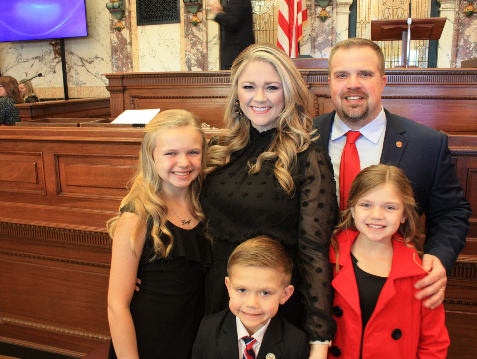 District 36 Senator Rhodes sworn in