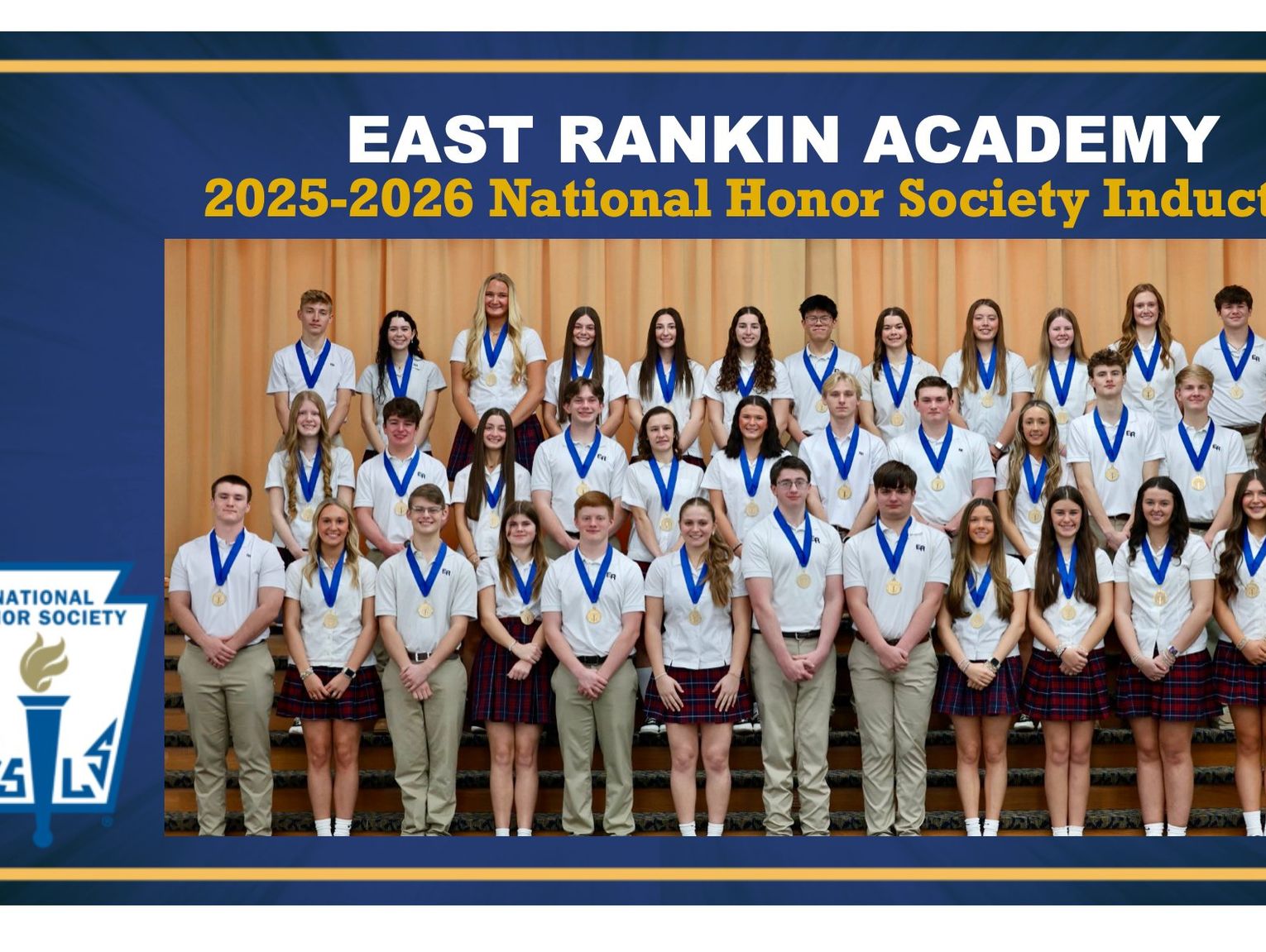 East Rankin welcomes new 2025-26 National Honor Society Inductees