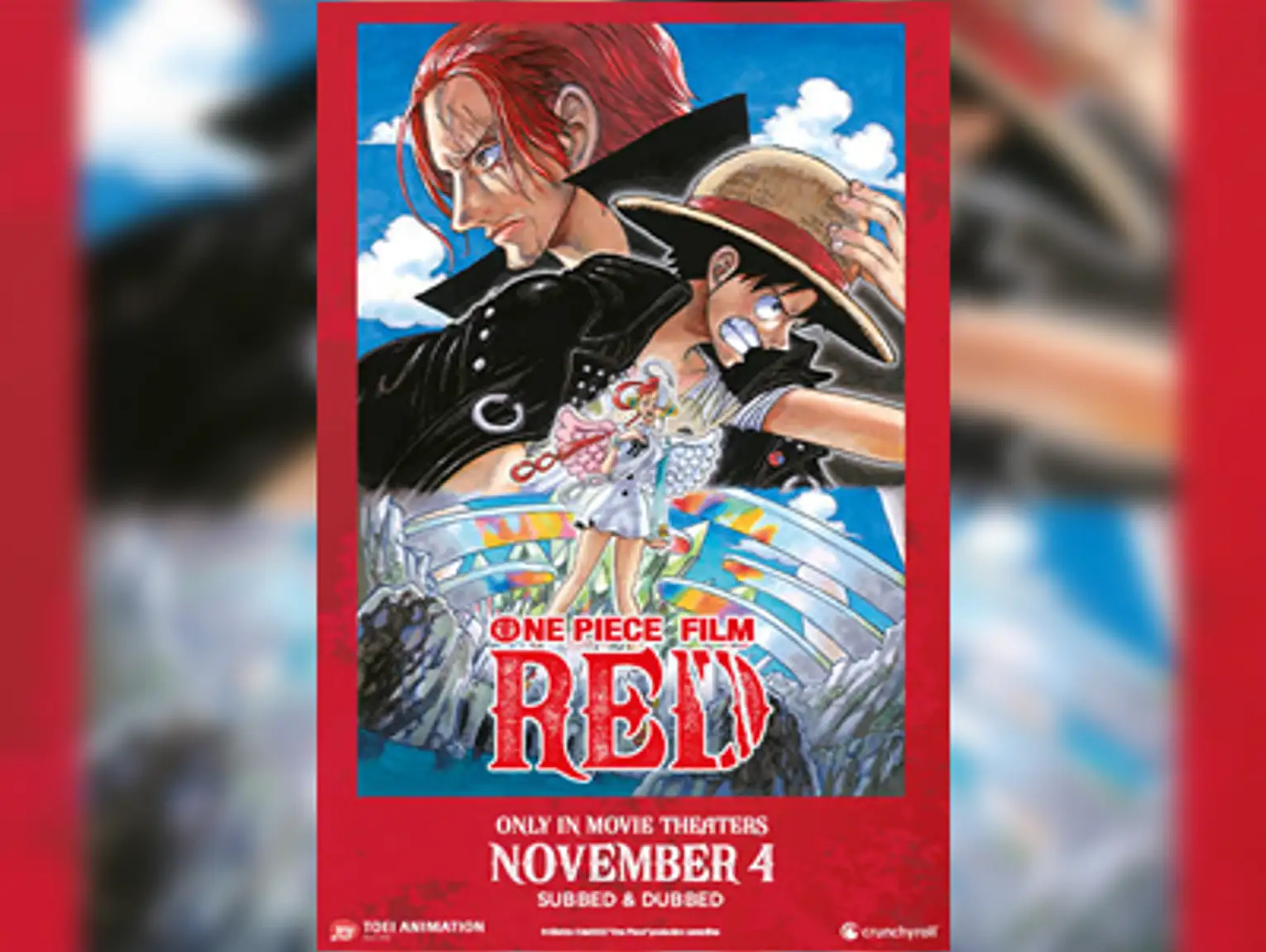 Crunchyroll will be releasing One Piece Film Red in English