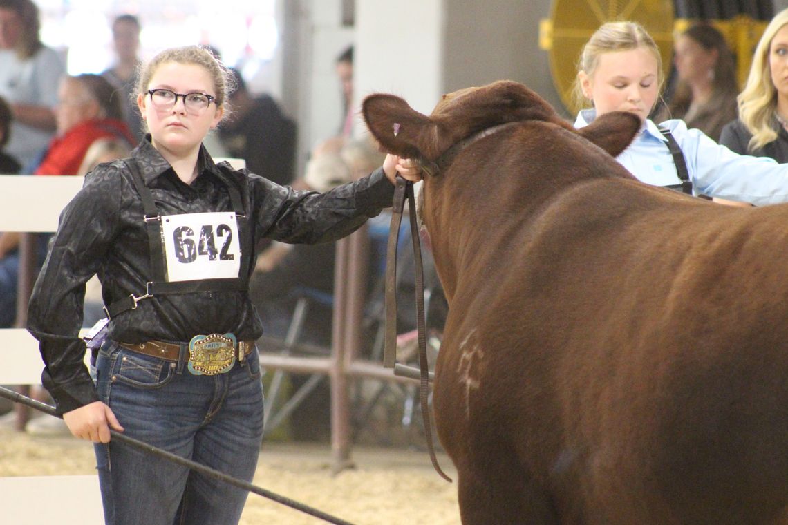 Bailey Joy Key and Mary Taylor Nutt compete at State Fair