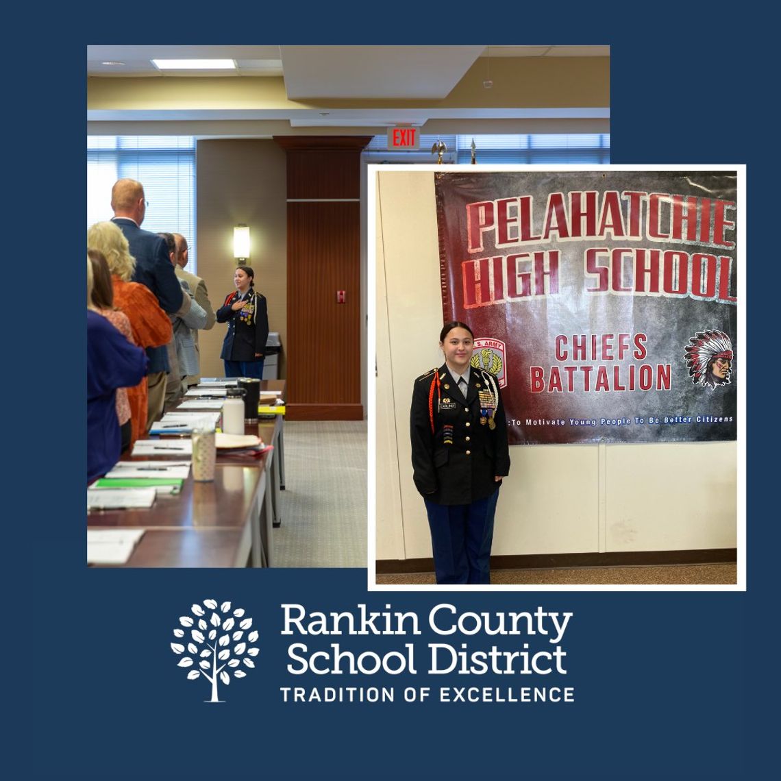 Carlino leads RCSD in Pledge of Allegiance Carlino leads RCSD in Pledge of Allegiance