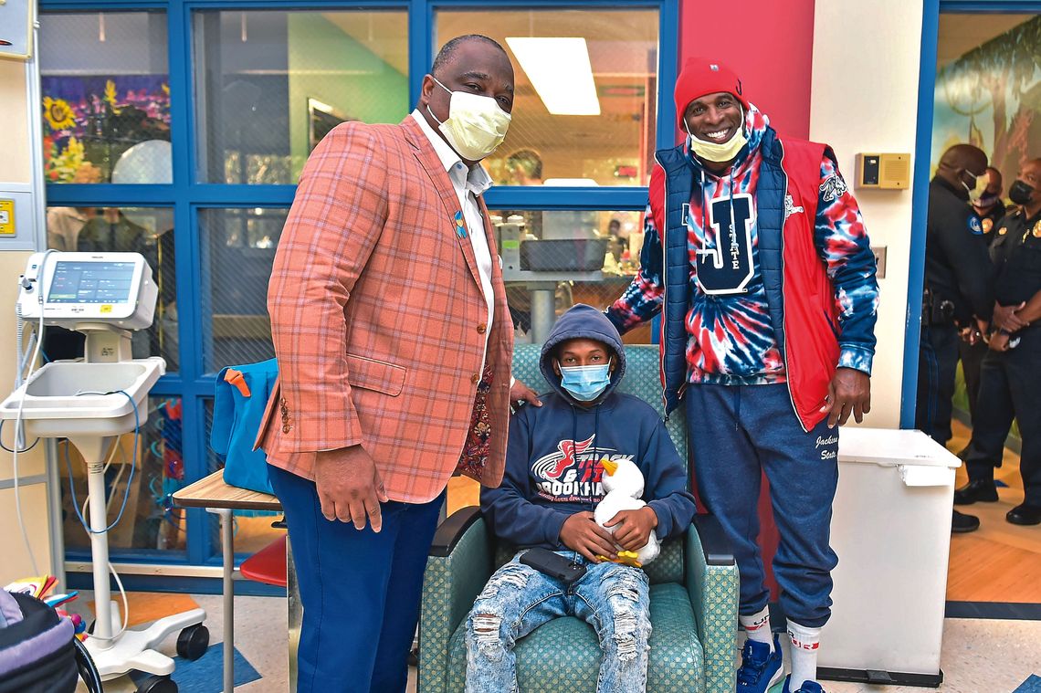 'Coach Prime,’ My Special Aflac Ducks surprise patients at Children’s of Mississippi