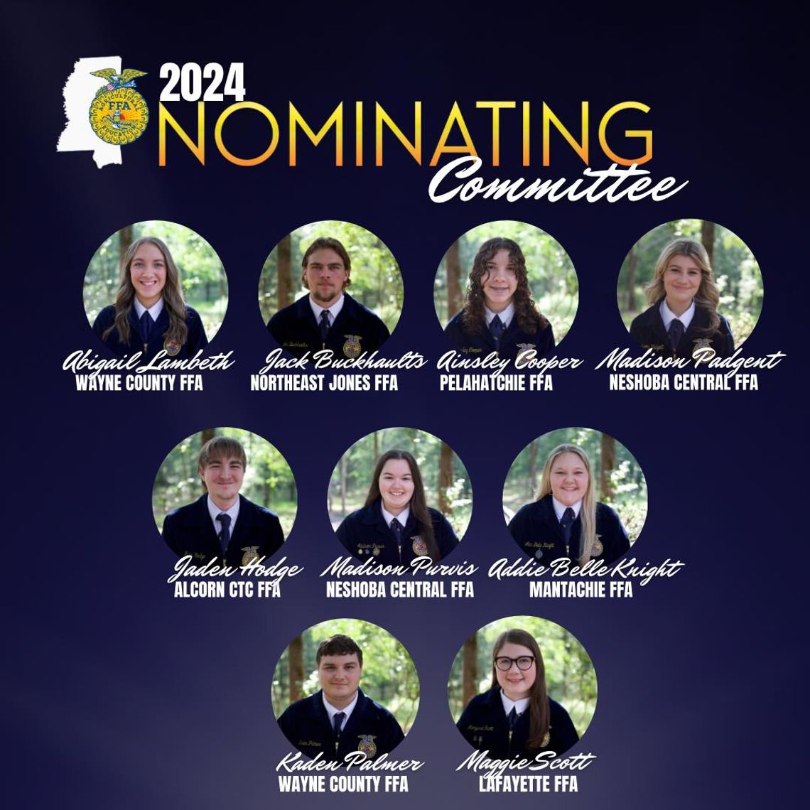 Cooper named to Mississippi FFA 2024 nominating committee