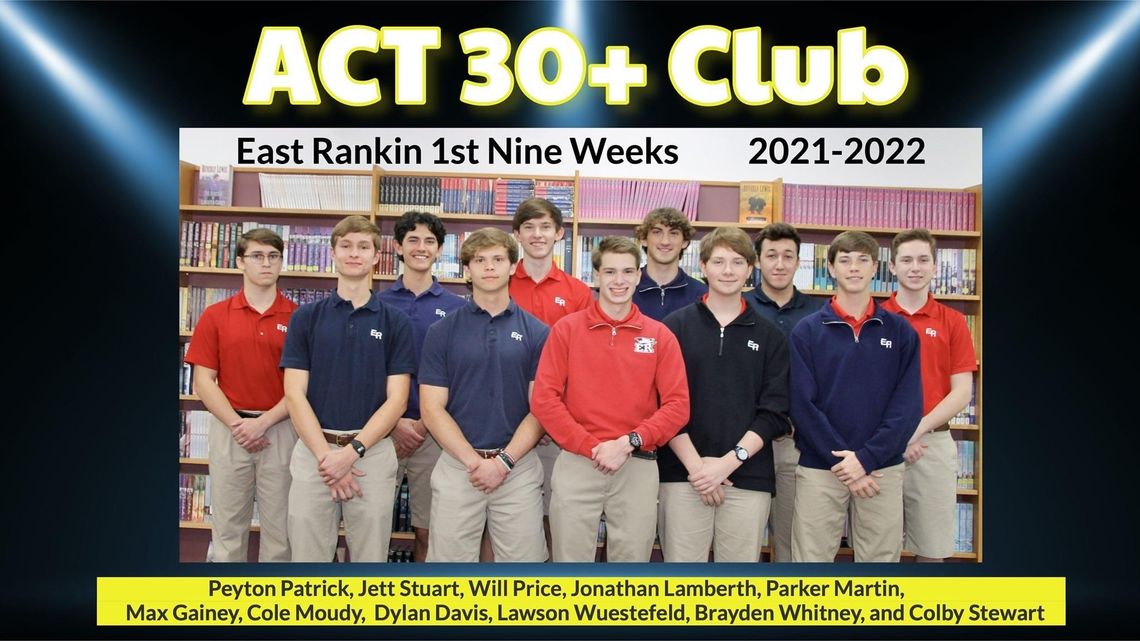 East Rankin Academy adds to ACT 30+ Club