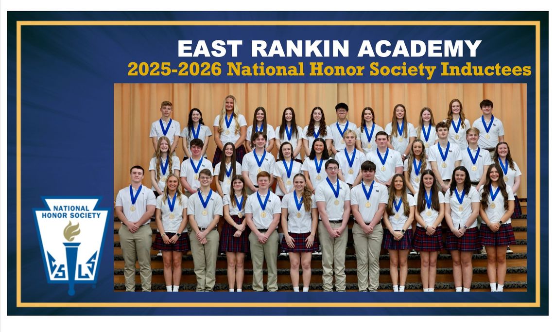 East Rankin welcomes new 2025-26 National Honor Society Inductees East Rankin welcomes new 2025-26 National Honor Society Inductees