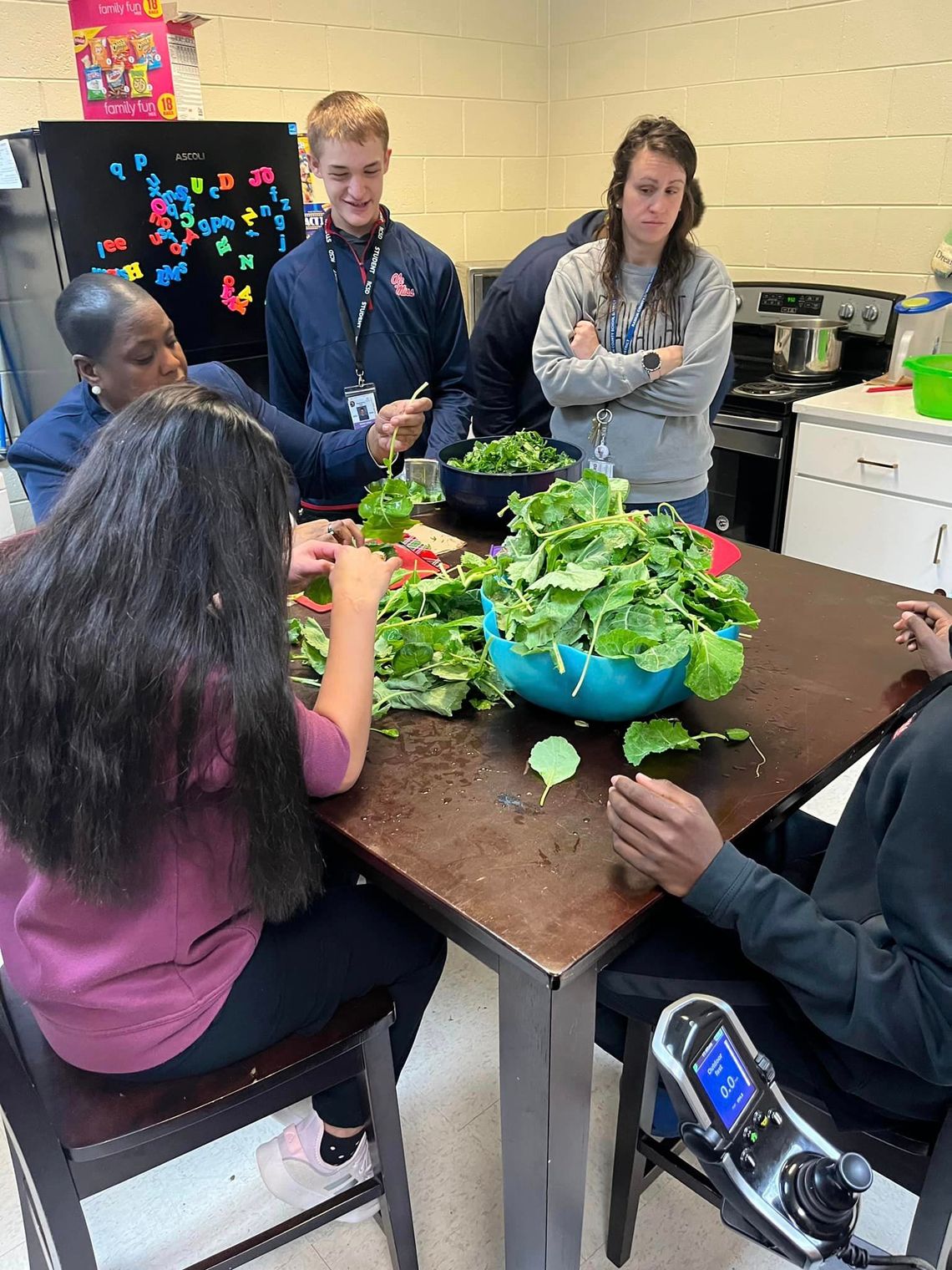 Exceptional Education classes learn  lessons about from Farm to Table