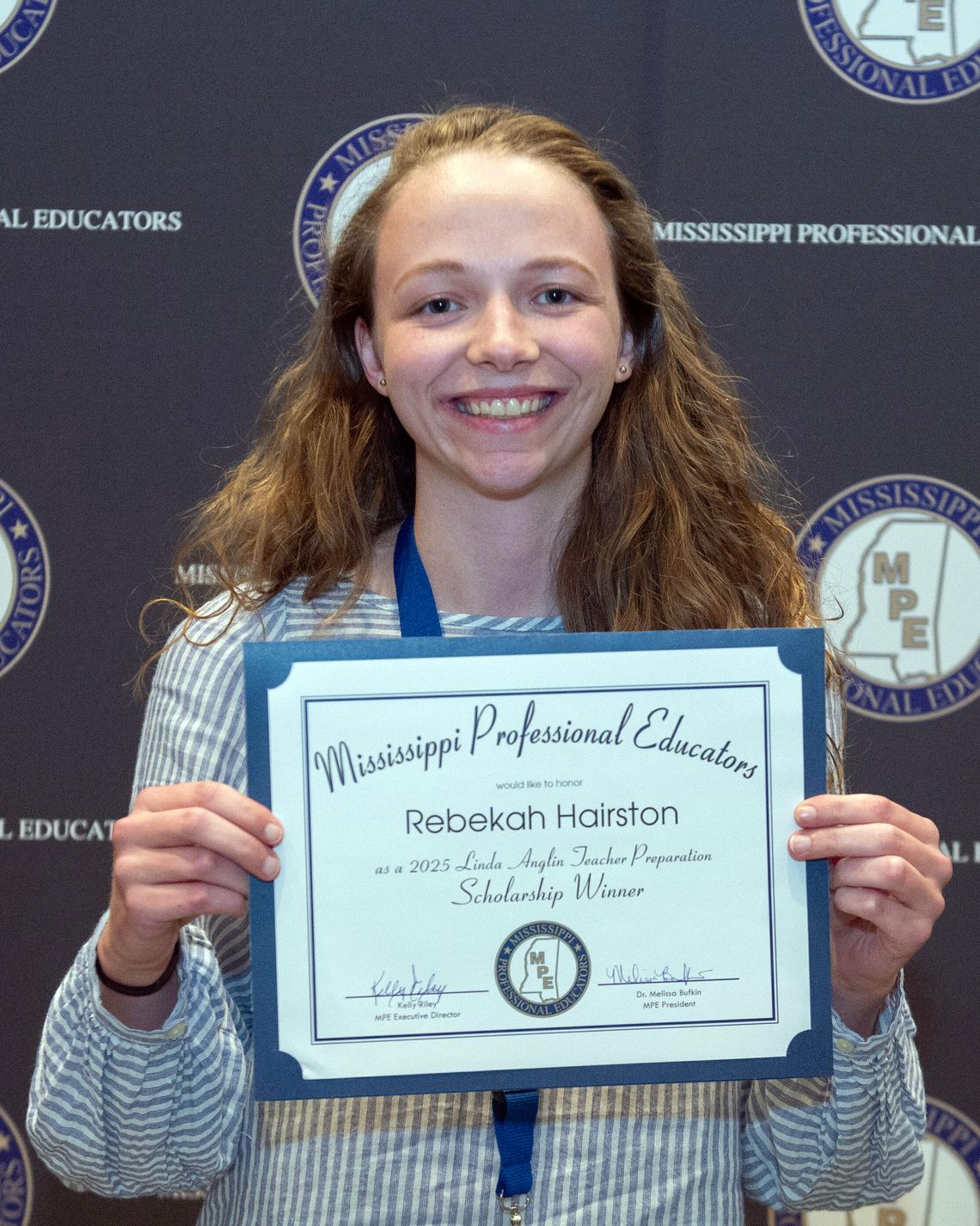 Hairston awarded MPE scholarship
