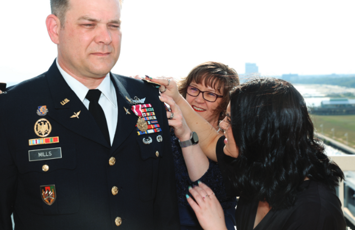 Lt. Col. James "Ashley" Mills promoted to Colonel