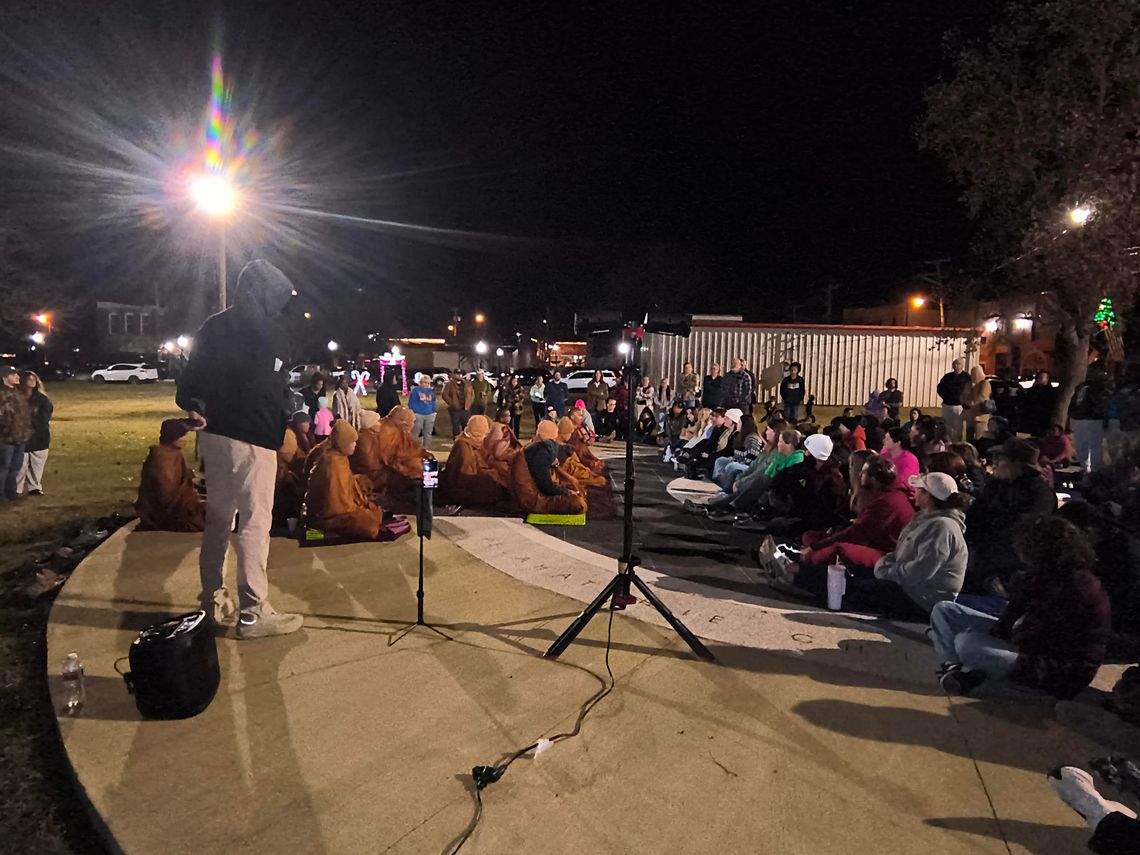 One Step at a Time: Walk for Peace Monks Bring Message of Unity Through Pelahatchie
