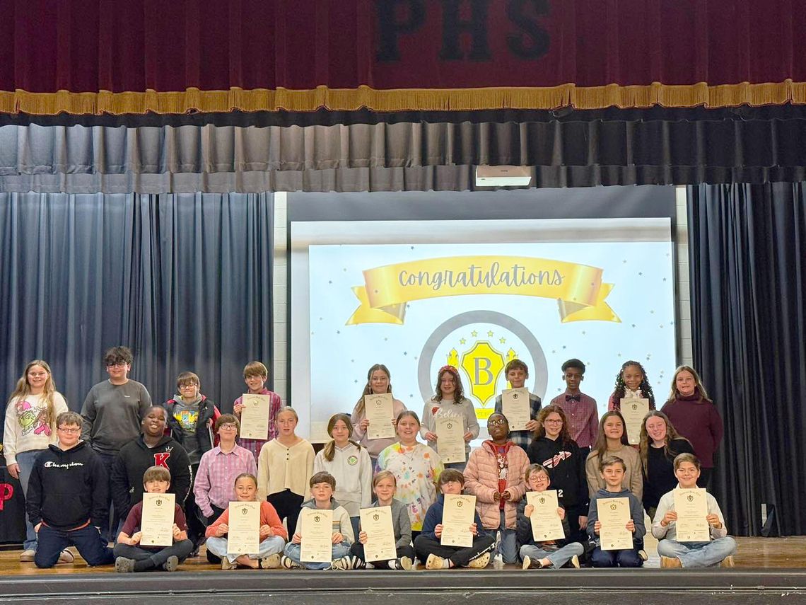 Pelahatchie ES JH Beta Club welcomes new members